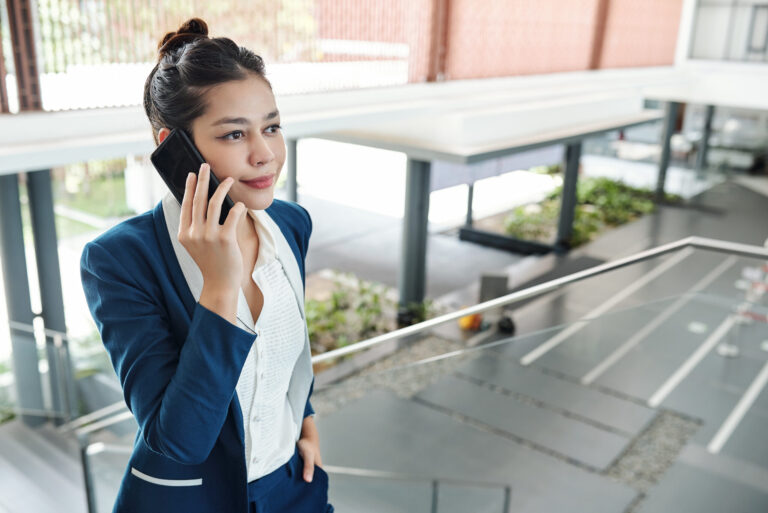 Paralegal-on-phone