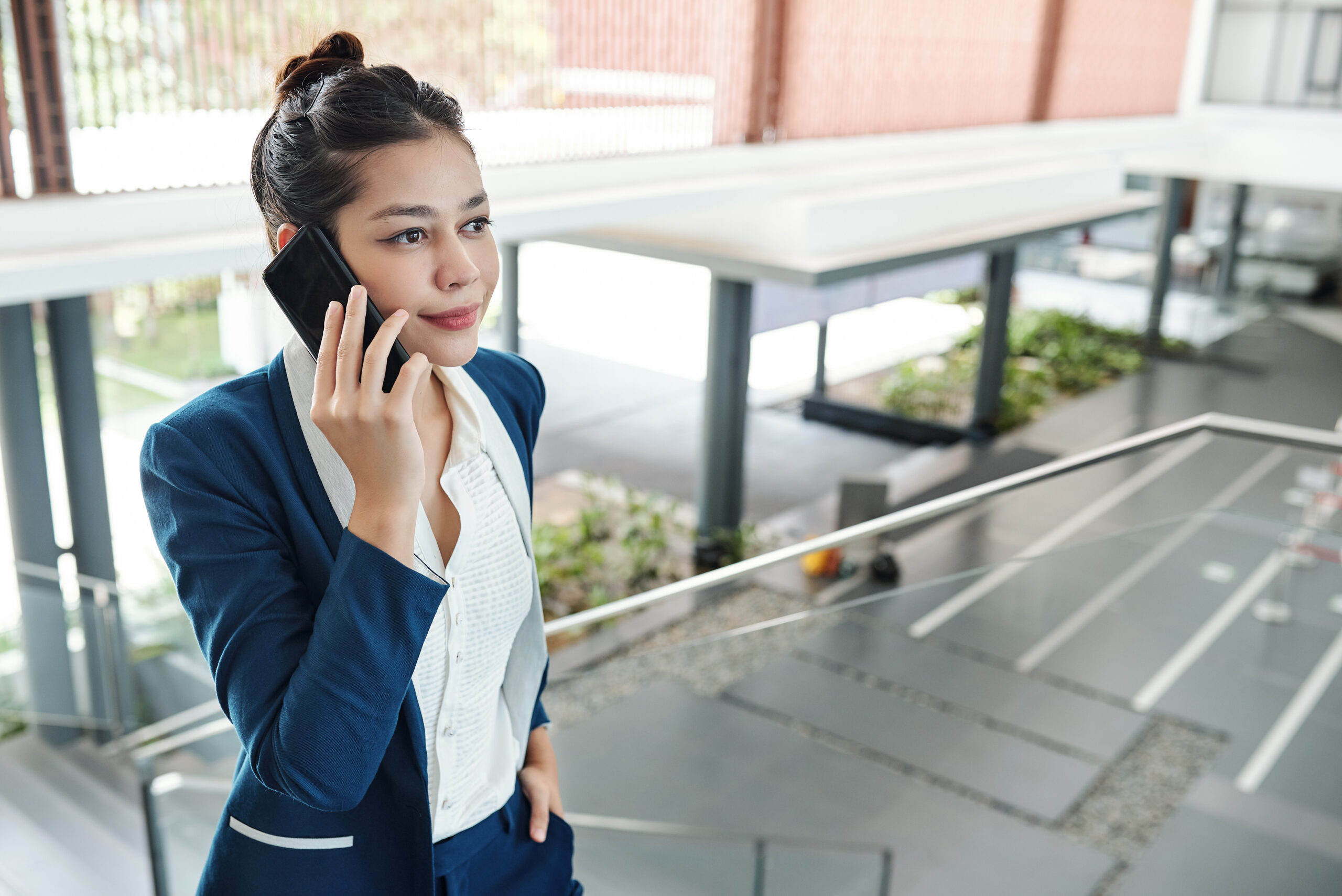 Paralegal-on-phone