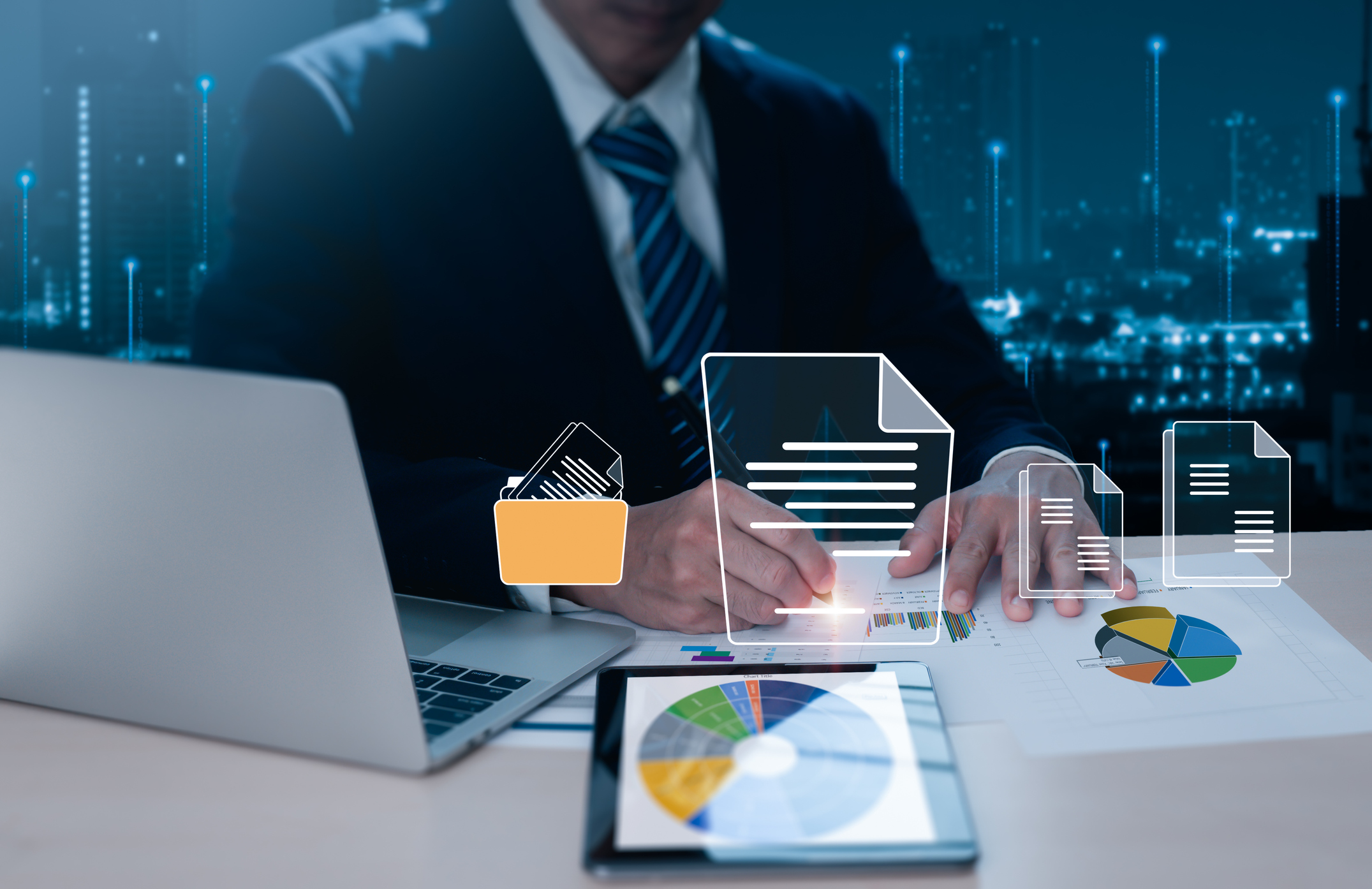 Record services attorney handling online files